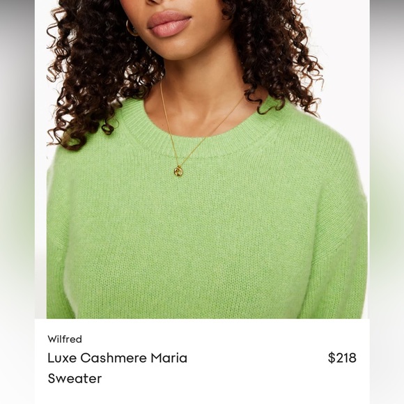 Aritzia cashmere sweater - Picture 2 of 4